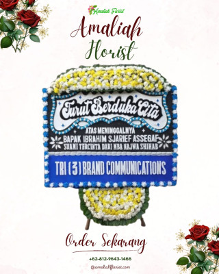 Papan Bunga Duka di Galang Baru